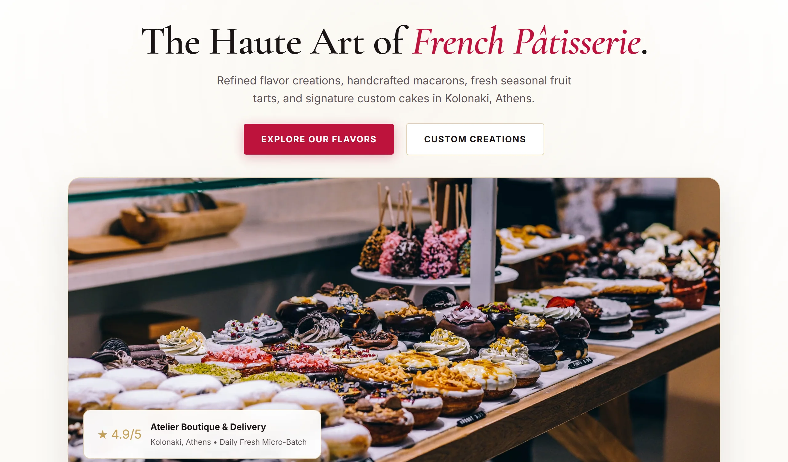 Artisan French Haute Pâtisserie - Sweet Art Pastry Preview
